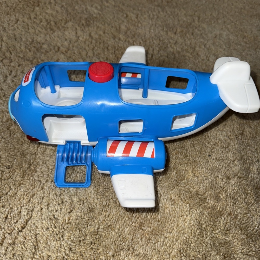 Fisher-Price Little People Light-Up Songs Music Travel Together Airplane Playset